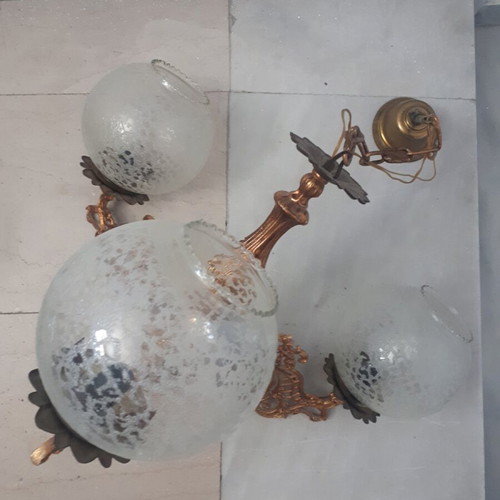 Vintage ceiling lights used, set of 2