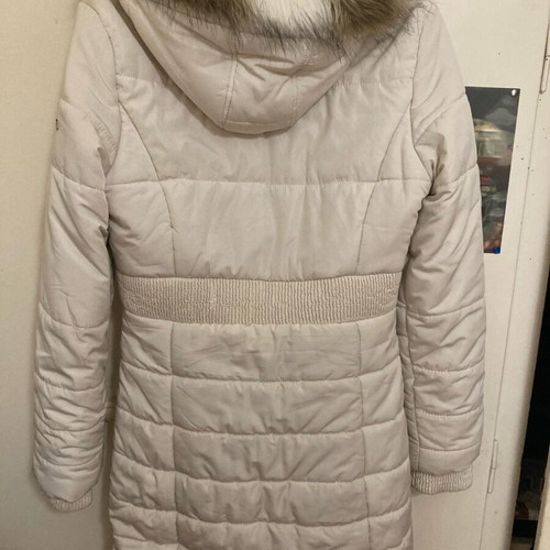 Toi&Moi cream jacket used, long, size small