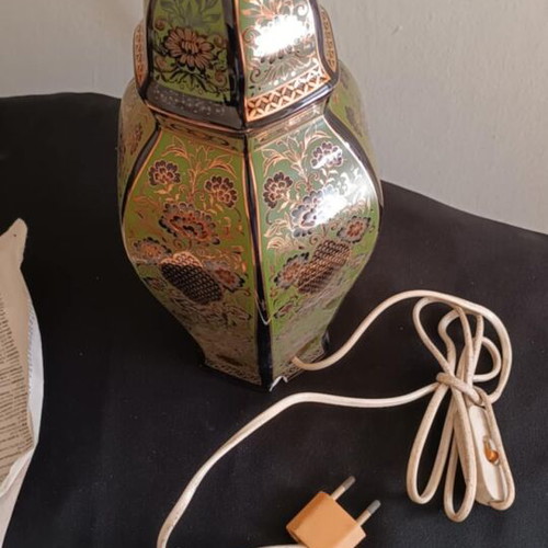 Vintage lamp collectible like new, Afoi Lamprou