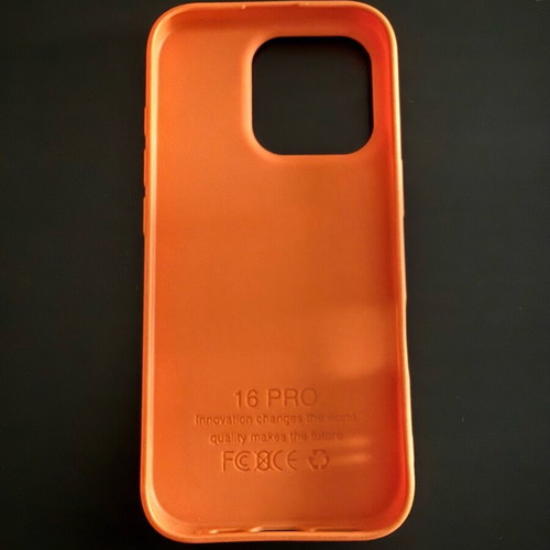 Plastic iPhone 16 Pro case like new with design