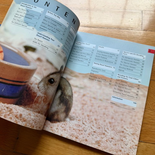 Dwarf Hamster Care Books new, set of 2, English