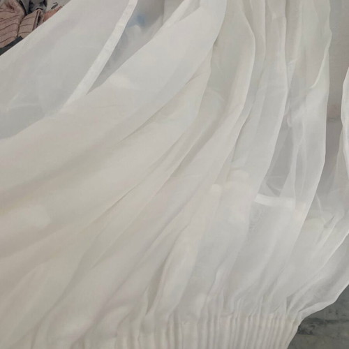 White voile curtains, 3 extra large pieces, high quality