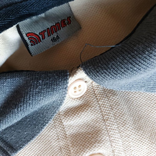 Times pique shirt like new, size 164 cm, beige
