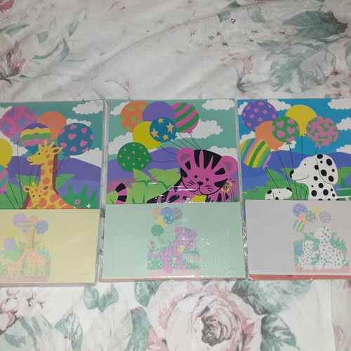 Stationery sets new, pack of 3