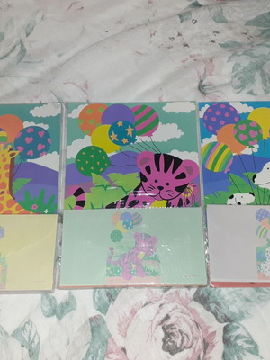 Stationery sets new, pack of 3