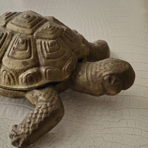 Bronze turtle box like new
