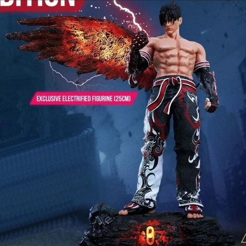 Jin Kazama Figurine with LED Lighting Tekken 8 Premium Collector's Edition new