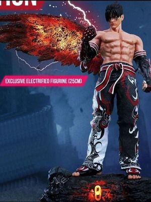 Jin Kazama Figurine with LED Lighting Tekken 8 Premium Collector's Edition new