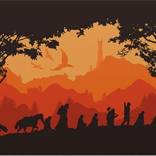 Lord of the Rings posters new, set of two