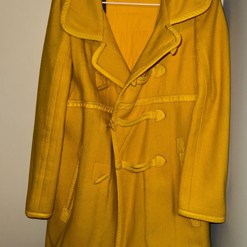 G-Star Raw Montgomery style coat size Small yellow, like new