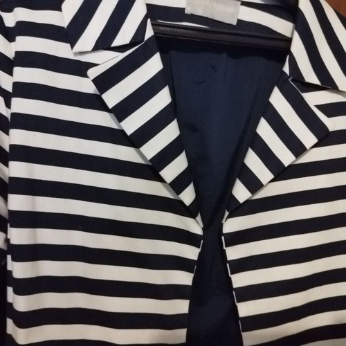 Billy Sabbado striped coat like new, size M