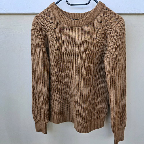 Brown pullover used, size XS