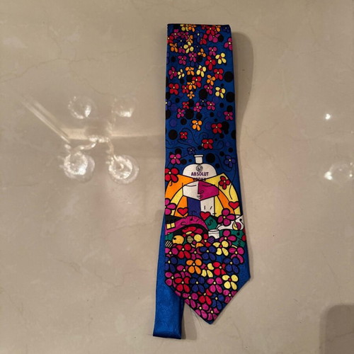 Absolut silk ties collection 7 pieces new, colorful