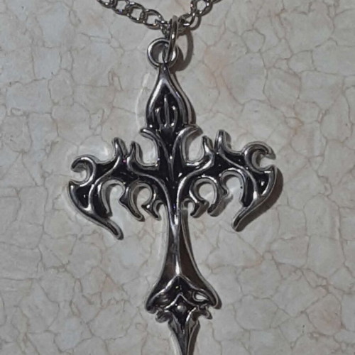Gothic cross in steel new