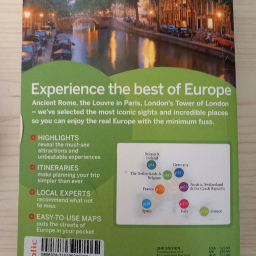 Discover Europe maps used
