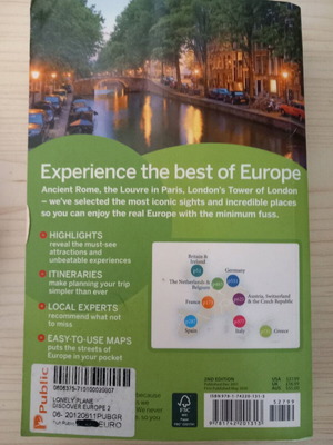 Discover Europe maps used