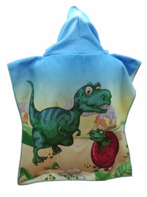 Children's dinosaur bathrobe new