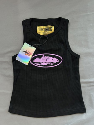 Corteiz Tank Top Women’s brand new, size Small, black
