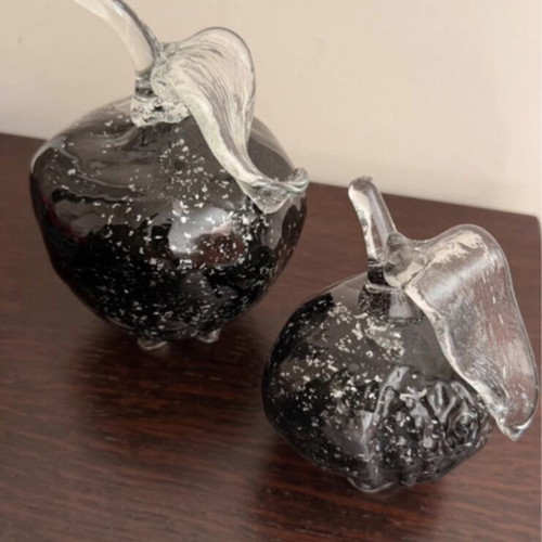 Decorative glass pomegranates new