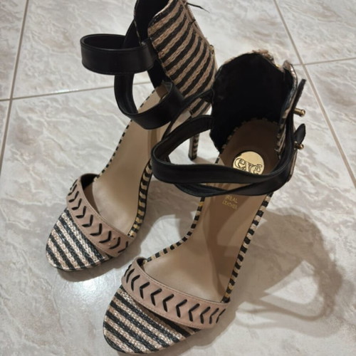 Exe sandals like new, black and beige, size 40