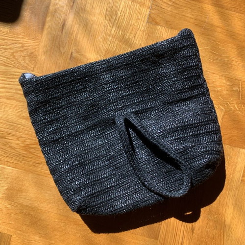 Ophelia small black handmade purse like new