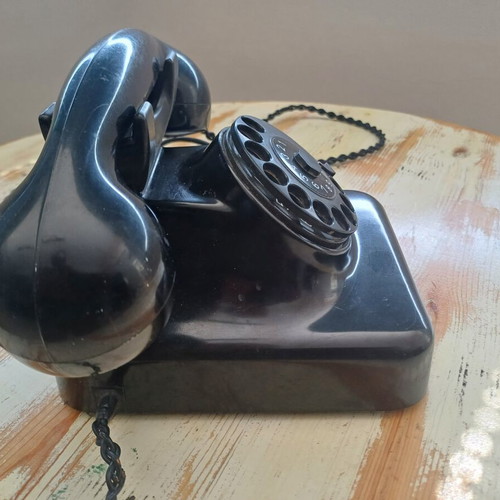 Siemens vintage bakelite telephone model Fg tist 277d used