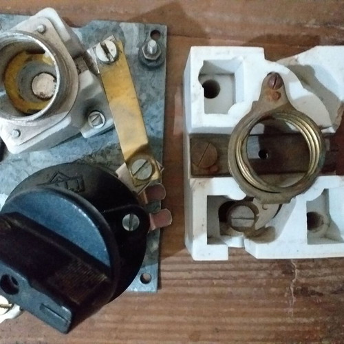Collectible electrical panel materials used, set