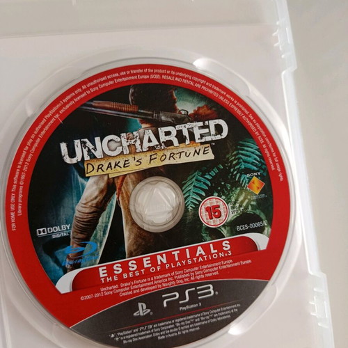 Uncharted Drake's Fortune PlayStation 3 like new
