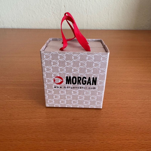 Morgan ring like new, silver with box