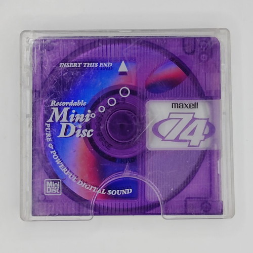 Maxell MD 74 Mini Disc used