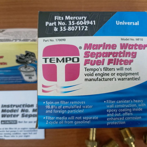 Tempo fuel filter new