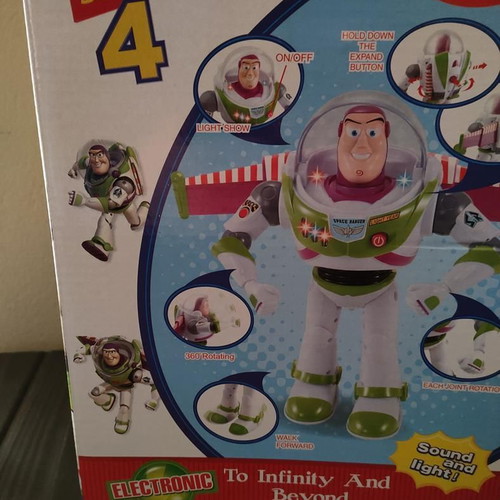 Buzz Lightyear Toy Story 4 collectible figure 30cm with functions