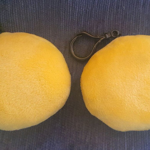 Emoji key wallets like new, set of 2, yellow