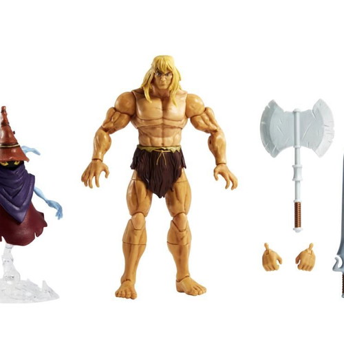 Mattel Masters of the Universe Revelation Savage He-Man & Orko action figure set new