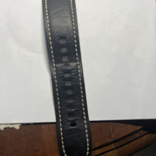 Timex Expedition Shock Resistant men's watch used, silver dial, leather strap