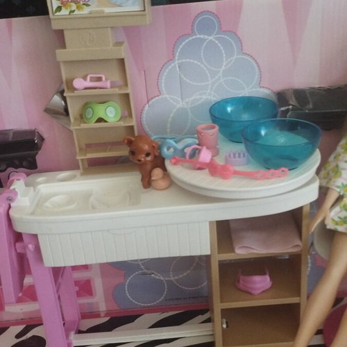 Barbie wellness set with doll, furniture and accessories, Mattel