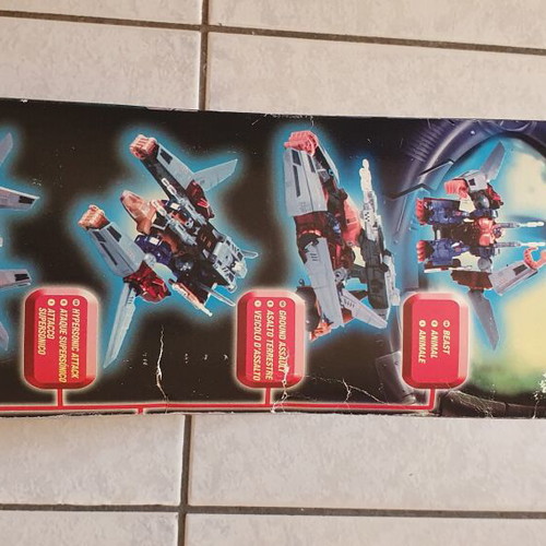 Transformers Beast Wars Transmetals 2 Optimal Optimus figure used with weapon and missiles