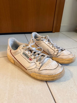 Adidas men's shoes used size 44 white