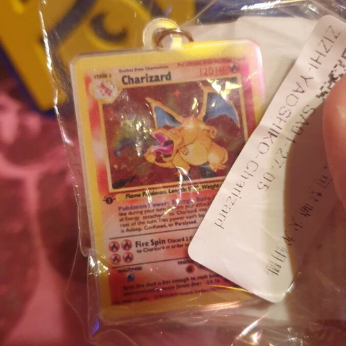 Pokemon Charizard Keychain new, colorful