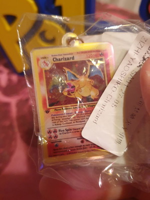 Pokemon Charizard Keychain new, colorful