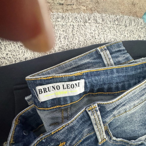 Bruno Leoni men's denim bermuda shorts like new, blue, size L