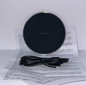 Κομψός ασύρματος φορτιστής 15W με RGB LED φωτισμό