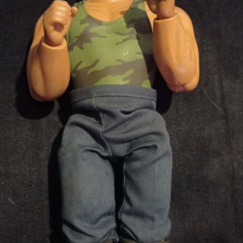 Action Man Knuck Williams 1996 figure like new, functional mechanism