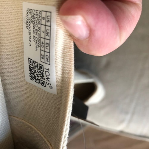 Women's platform espadrilles Toms 40 new, beige