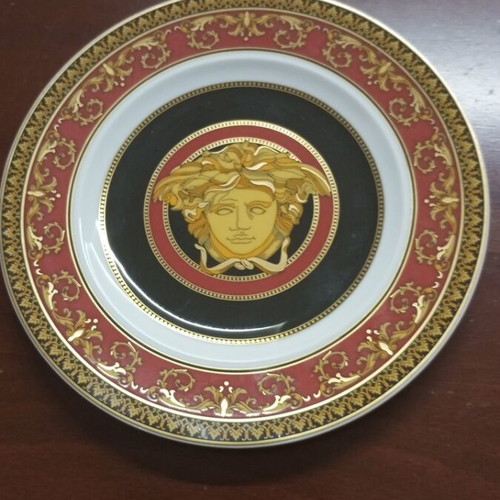 Versace decorative plate, 18 cm diameter