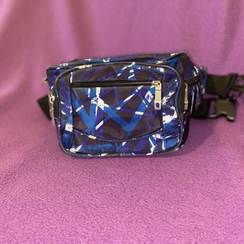 Colorful waist bag like new with multiple pockets