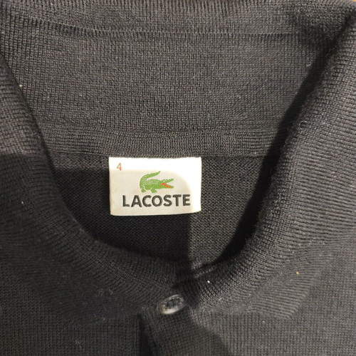 Lacoste men's wool sweater medium black like new