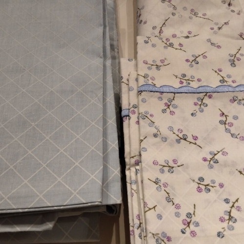 Vintage double bed sheet set 100% cotton, new