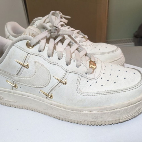 Nike Air Force 1 '07 LX women's sneakers, sail metallic gold, size 36
