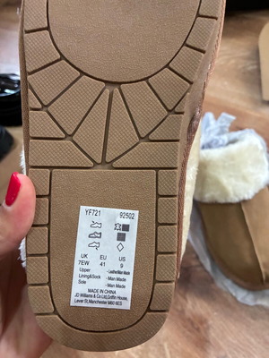 Чехли пантофи Next нови, бежови, размер 38.5-39